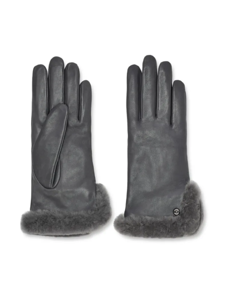 21626 Metal Leather Sheepskin Vent Gloves