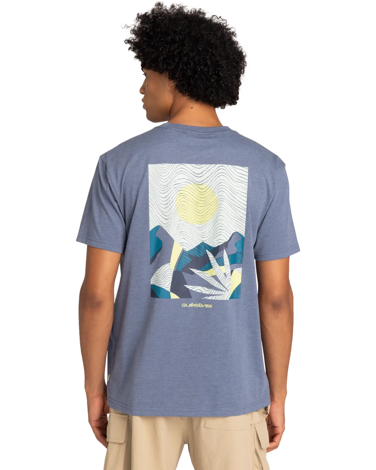 Abstract Nature T-Shirt in Vintage Indigo