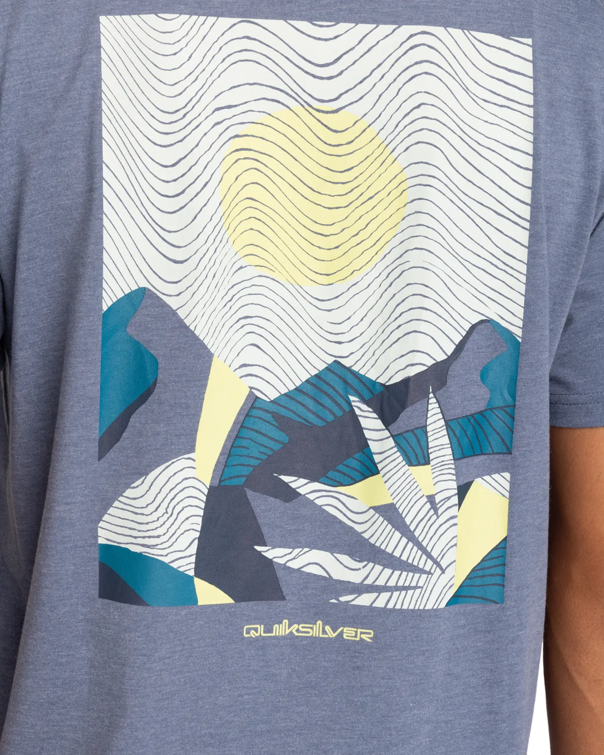 Abstract Nature T-Shirt in Vintage Indigo