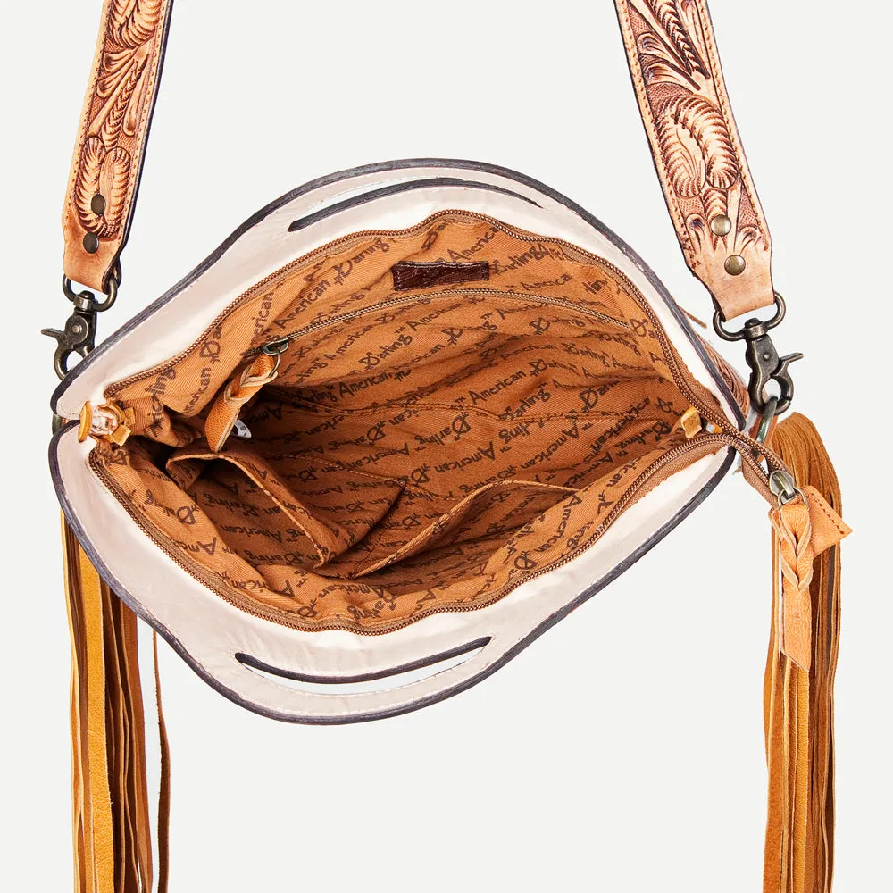 American Darling ADBGZ245 Clutch Hand Tooled Saddle Blanket Genuine Leather Women Bag Western Handbag Purse