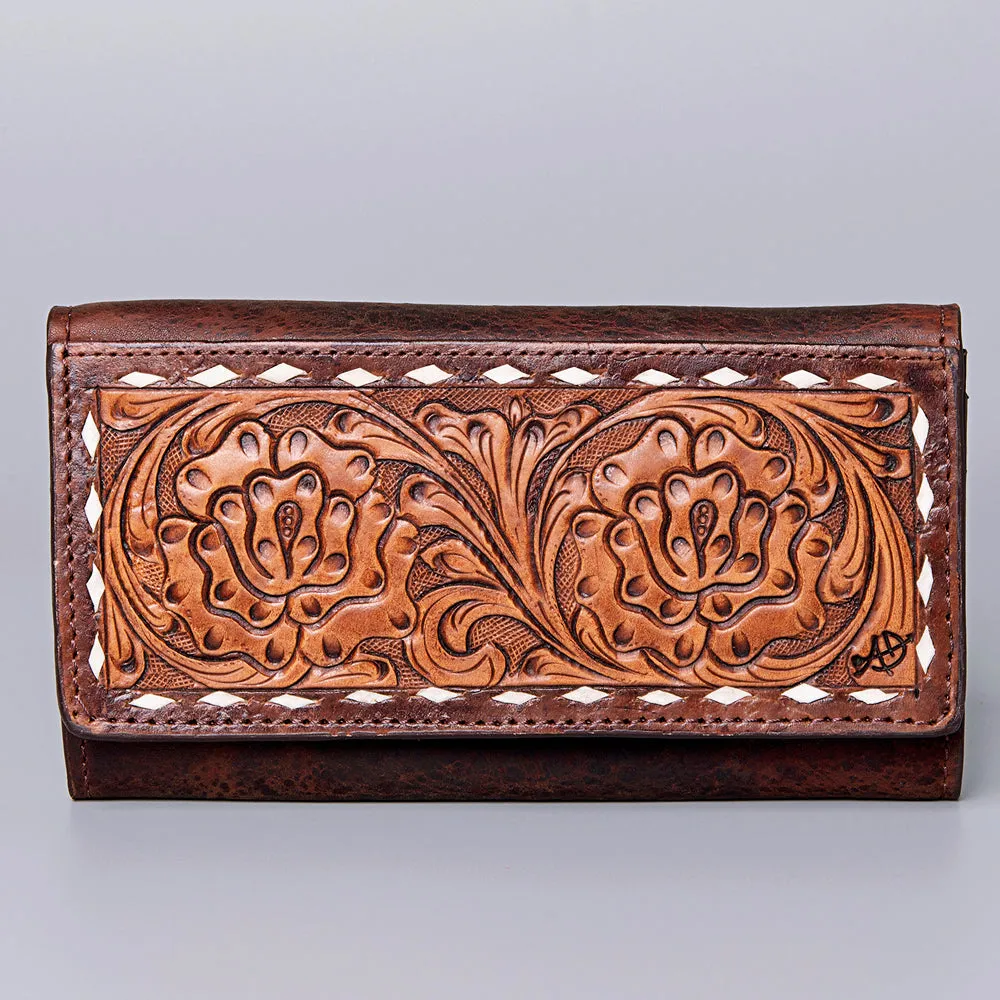 American Darling ADBGZ393A Wallet Hand Tooled Genuine Leather women bag western handbag purse