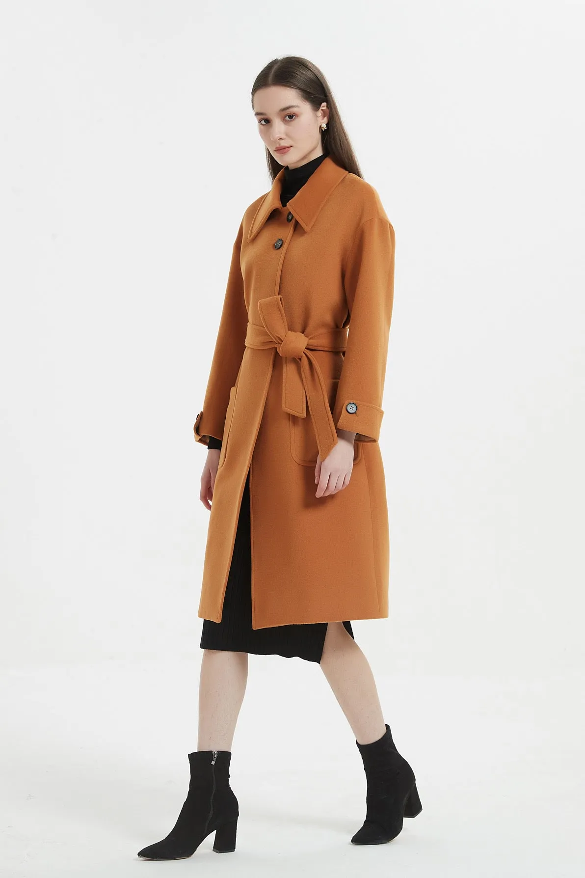 Annabelle Long Wool Coat