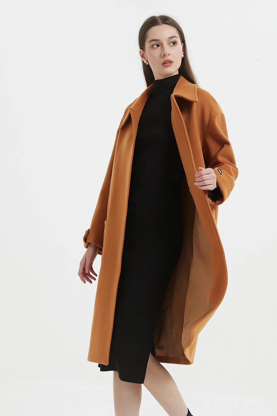 Annabelle Long Wool Coat
