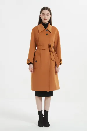Annabelle Long Wool Coat