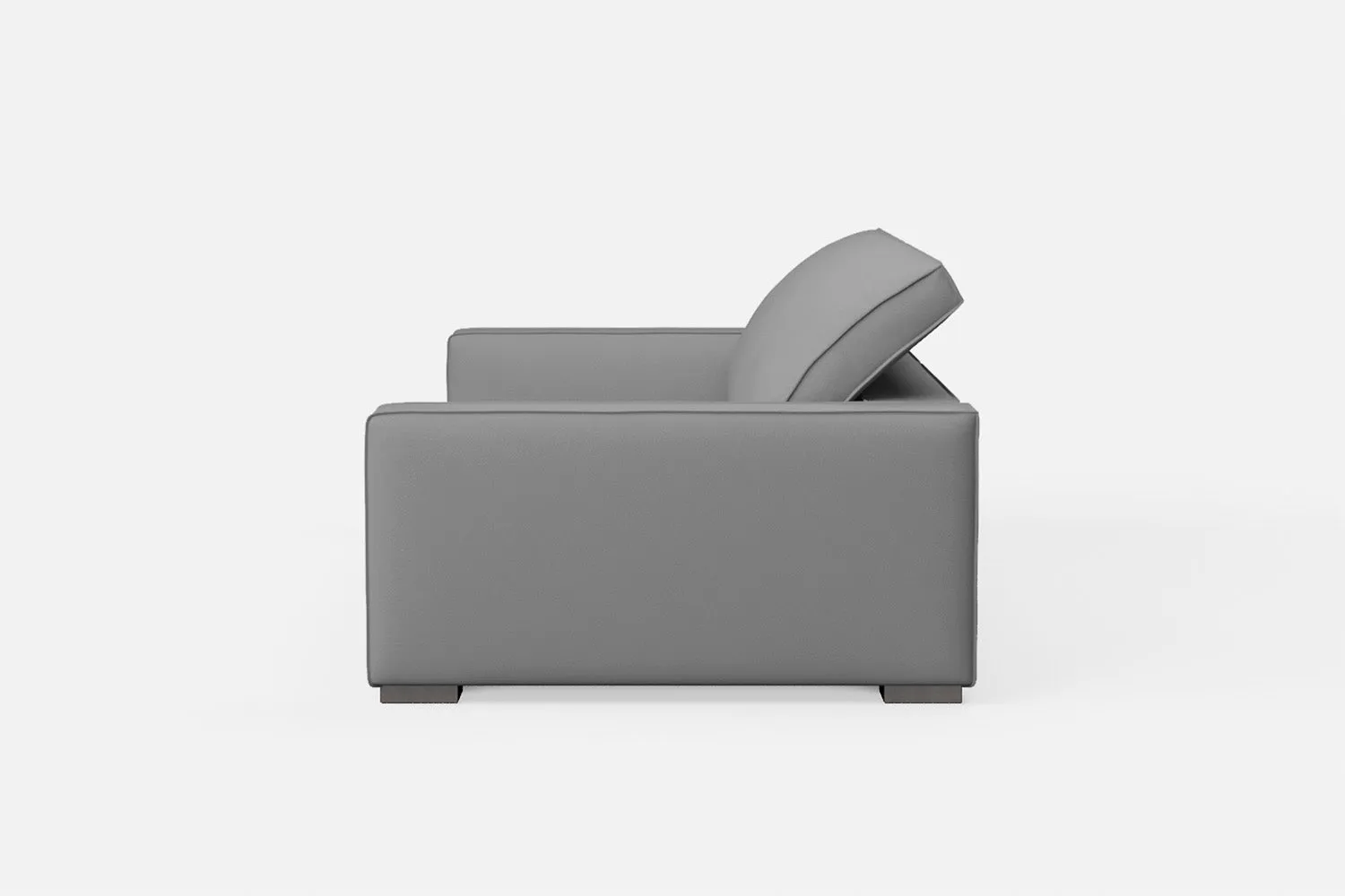 Bolzano 3 Seater Sofa Grey Leather