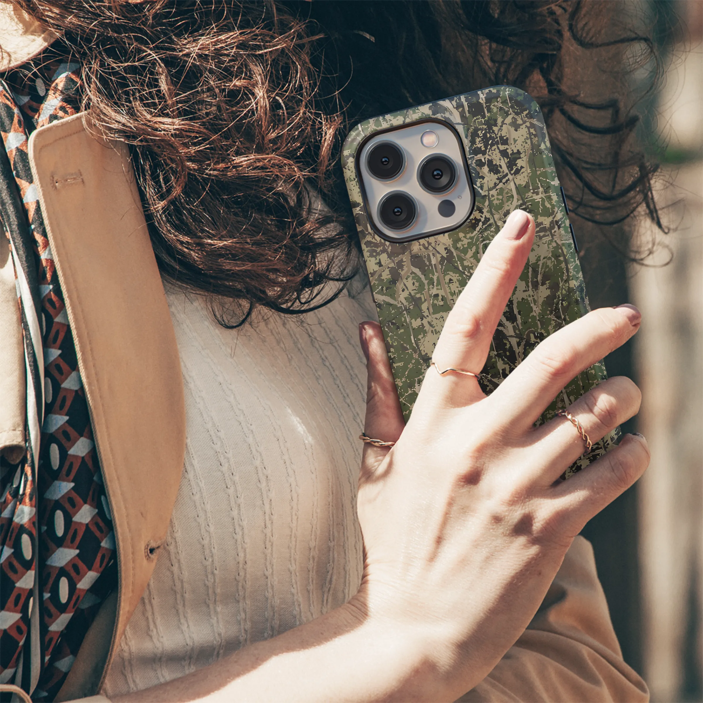 Camo Seamless Phone Case iPhone Samsung Cover Pixel 2543