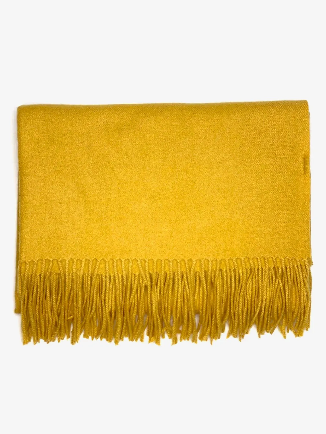 Cashmere Blend Scarf | Mustard