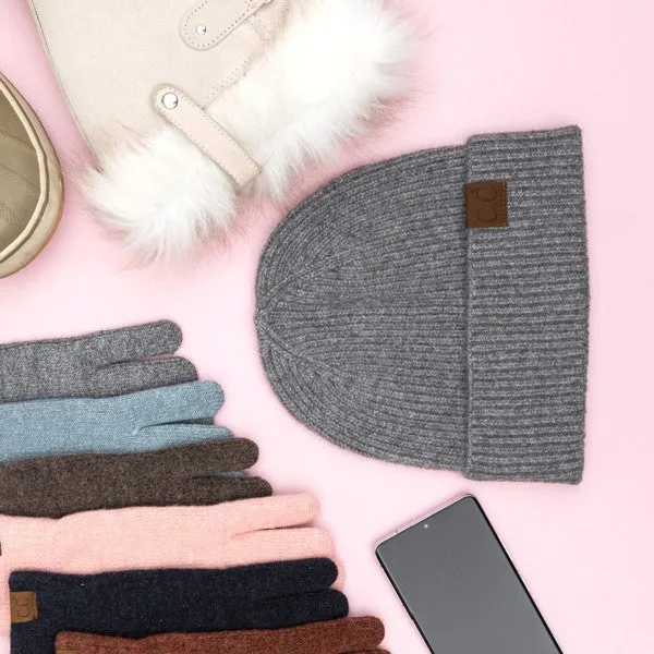 CC Cashmere Blend Cuff Beanie *Online Only*