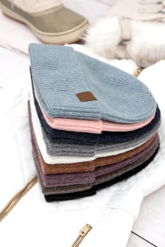 CC Cashmere Blend Cuff Beanie *Online Only*