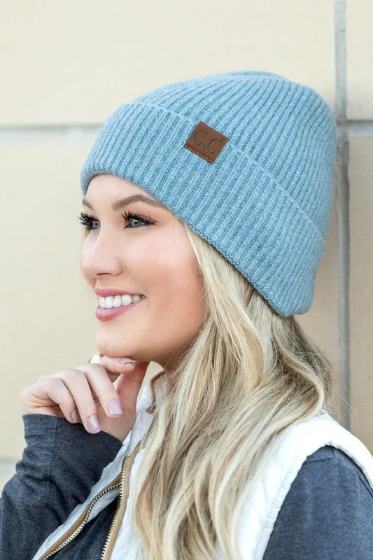 CC Cashmere Blend Cuff Beanie *Online Only*
