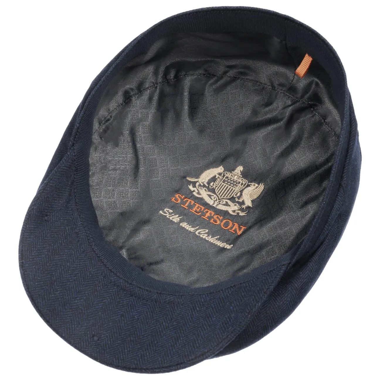 Chester Wool Silk Cashmere Flat Cap by Stetson