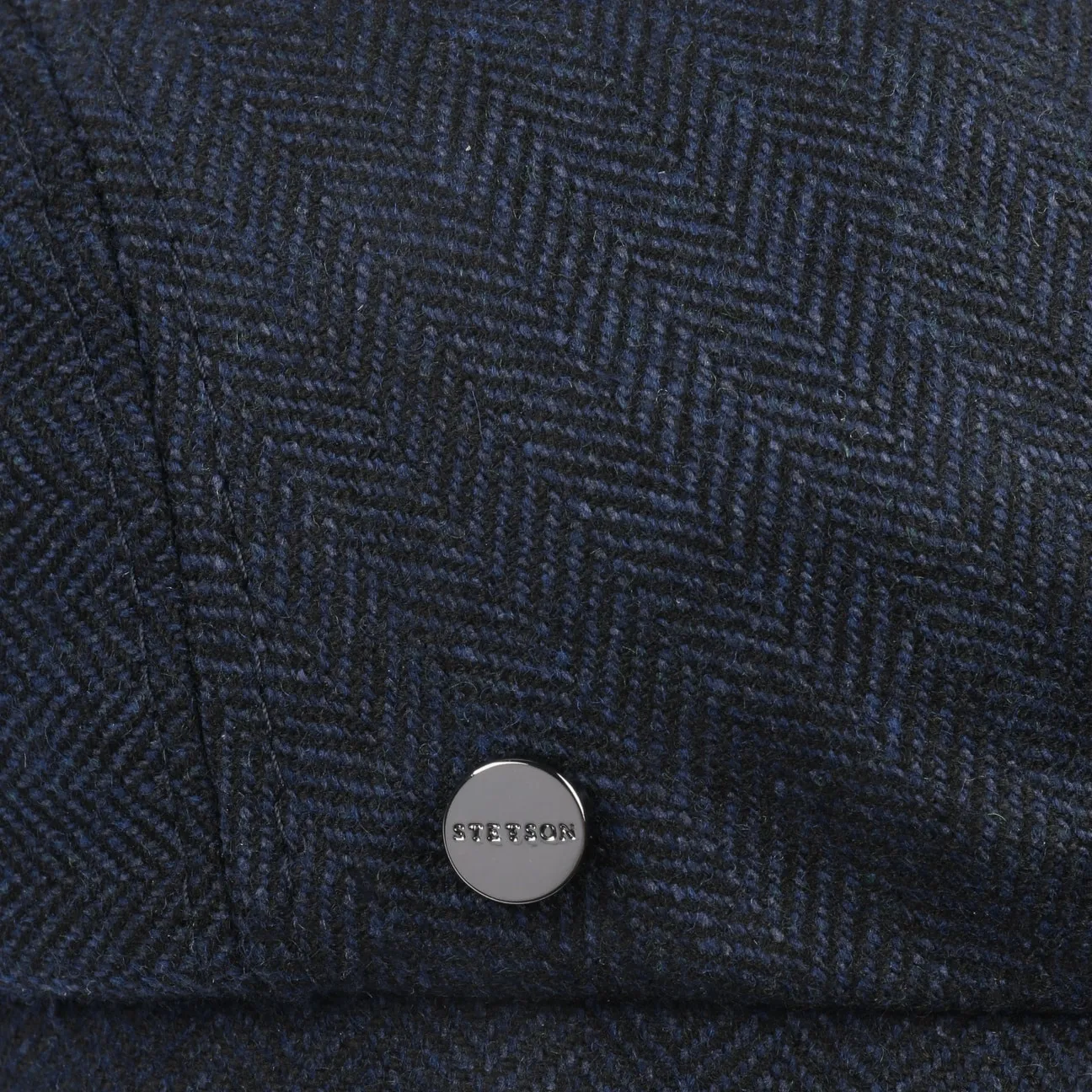 Chester Wool Silk Cashmere Flat Cap by Stetson
