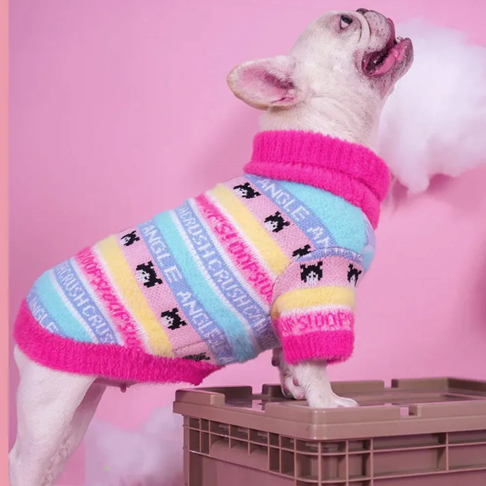 CozyPaw Frenchie Winter Sweater