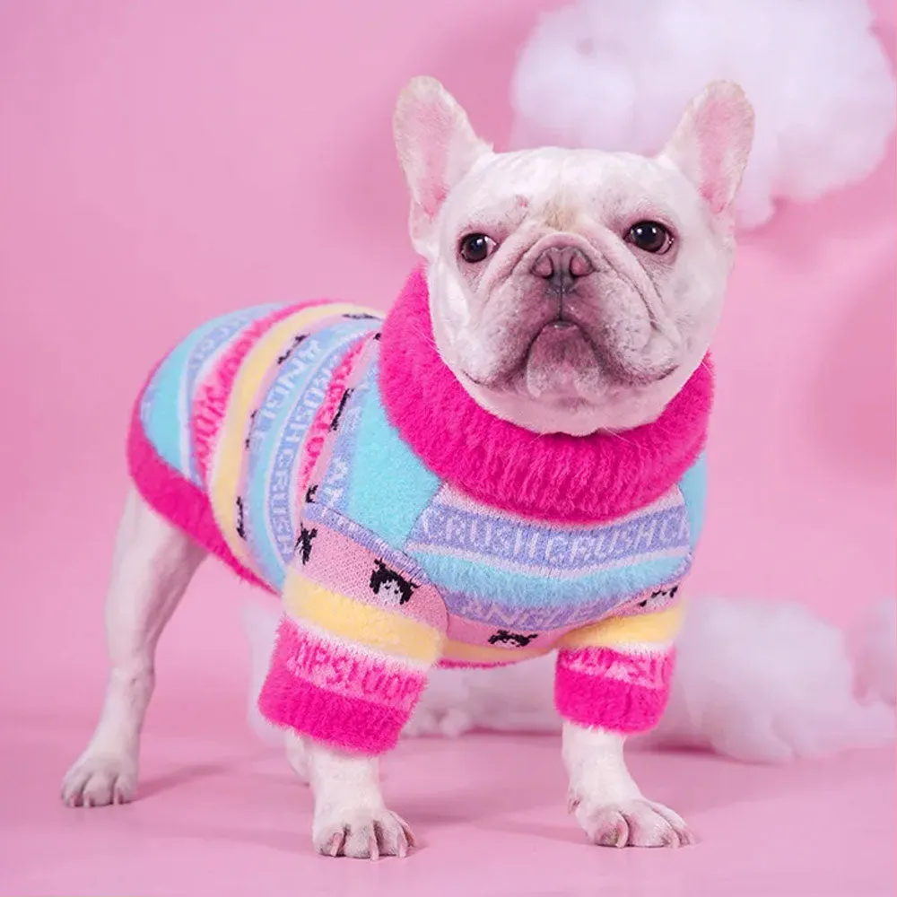 CozyPaw Frenchie Winter Sweater