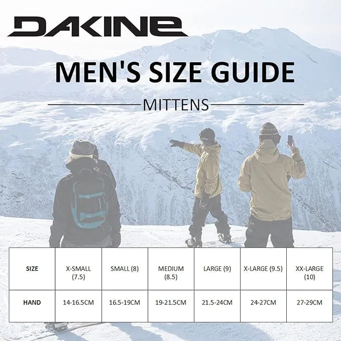 Dakine Men's Black Baron Gore-Tex Trigger Mitt Medium Gloves - 10003810-BLACK-M