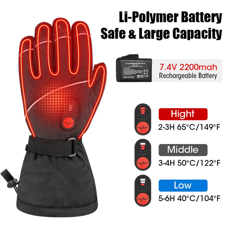 Day Wolf Rechargeable Waterproof Heated Gloves