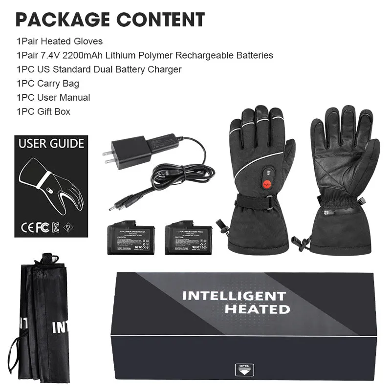 Day Wolf Rechargeable Waterproof Heated Gloves
