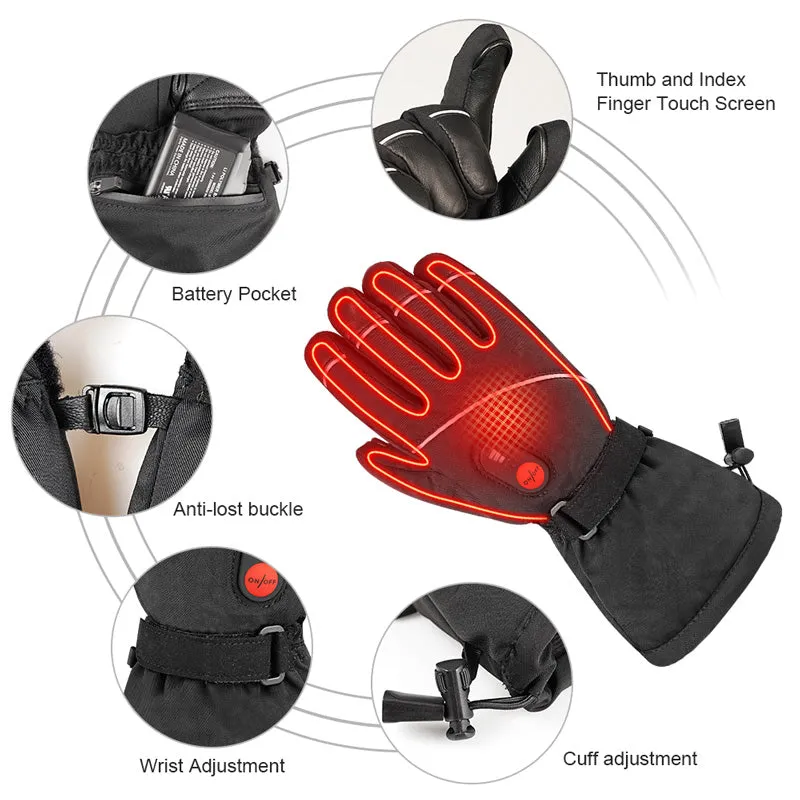 Day Wolf Rechargeable Waterproof Heated Gloves