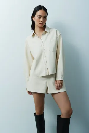 Driane Faux Leather Top?