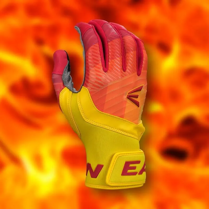 Easton Walk-Off Ethos Baseball Batting Gloves - Fire