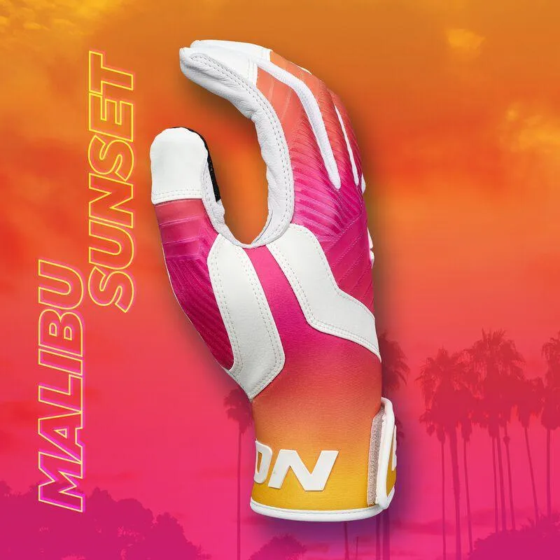 Easton Walk-Off Ethos Baseball Batting Gloves - Malibu Sunset
