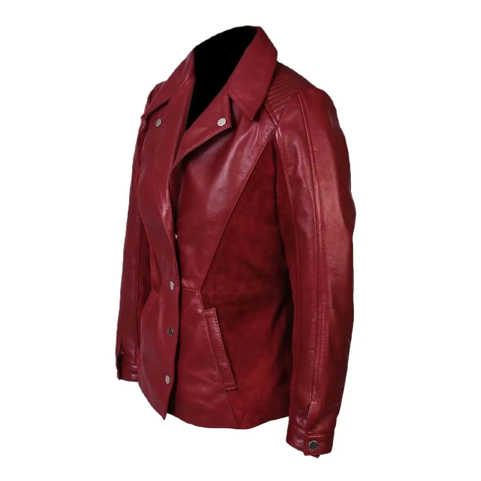 Elegant Women's Suede Leather Jacket by Marcella