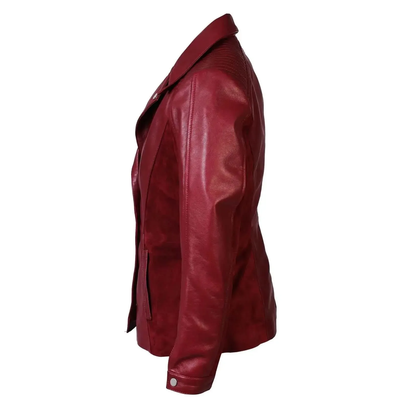 Elegant Women's Suede Leather Jacket by Marcella