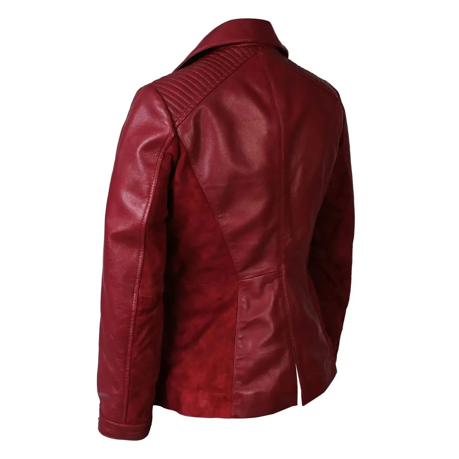Elegant Women's Suede Leather Jacket by Marcella