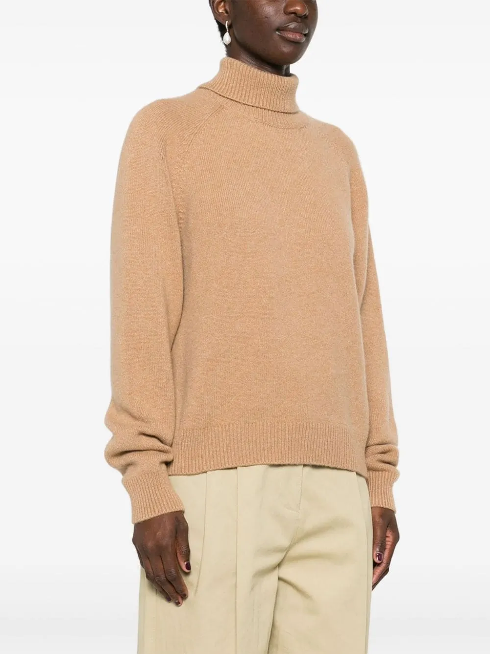 FENDI High-Neck Cashmere Blend Jumper