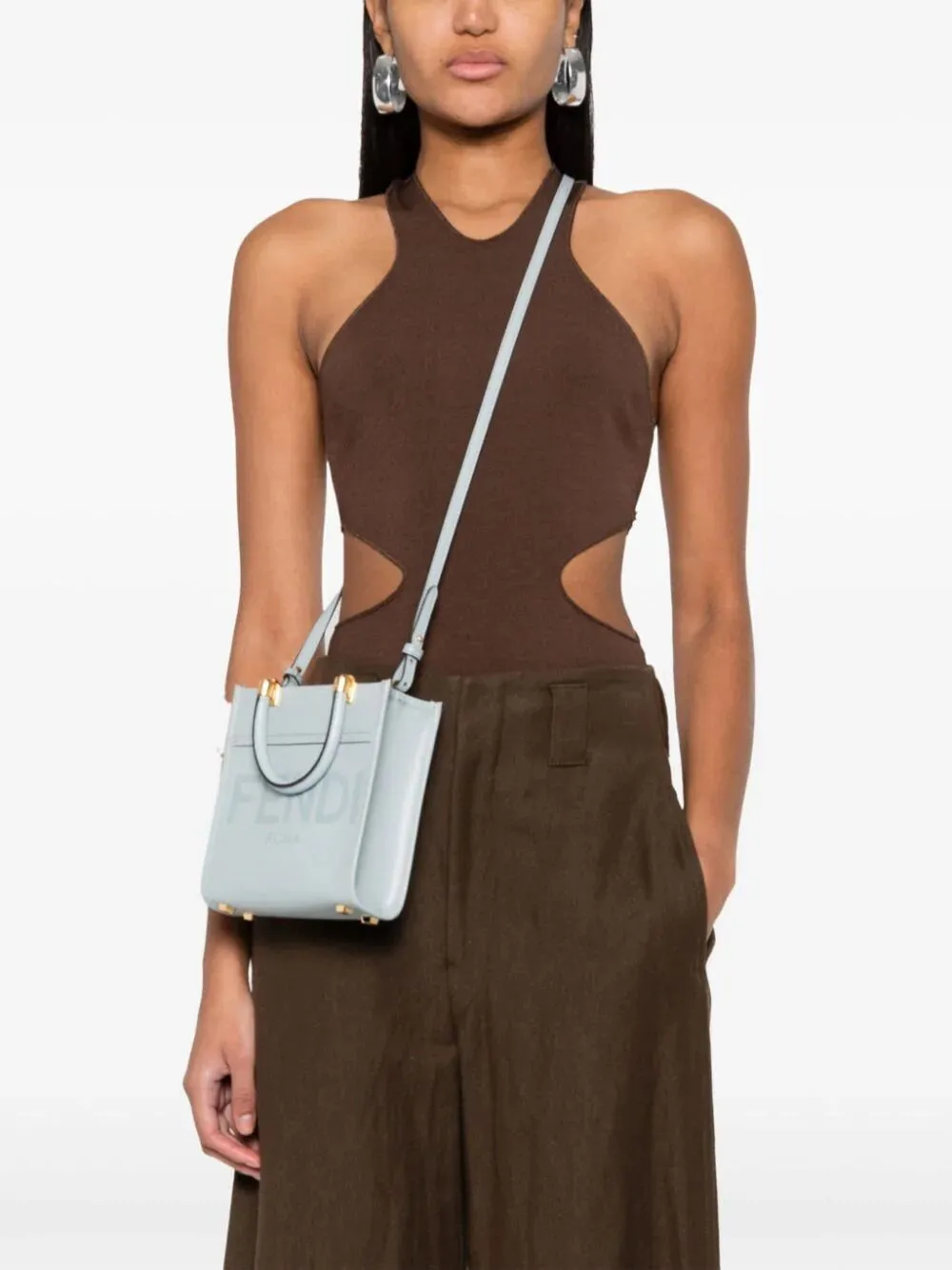 FENDI Mini Top-Handle Handbag