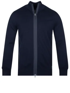 Full Zip Pullover Navy Blue