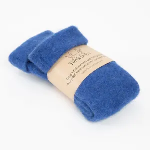 Gents Denim Cashmere Fingerless Gloves