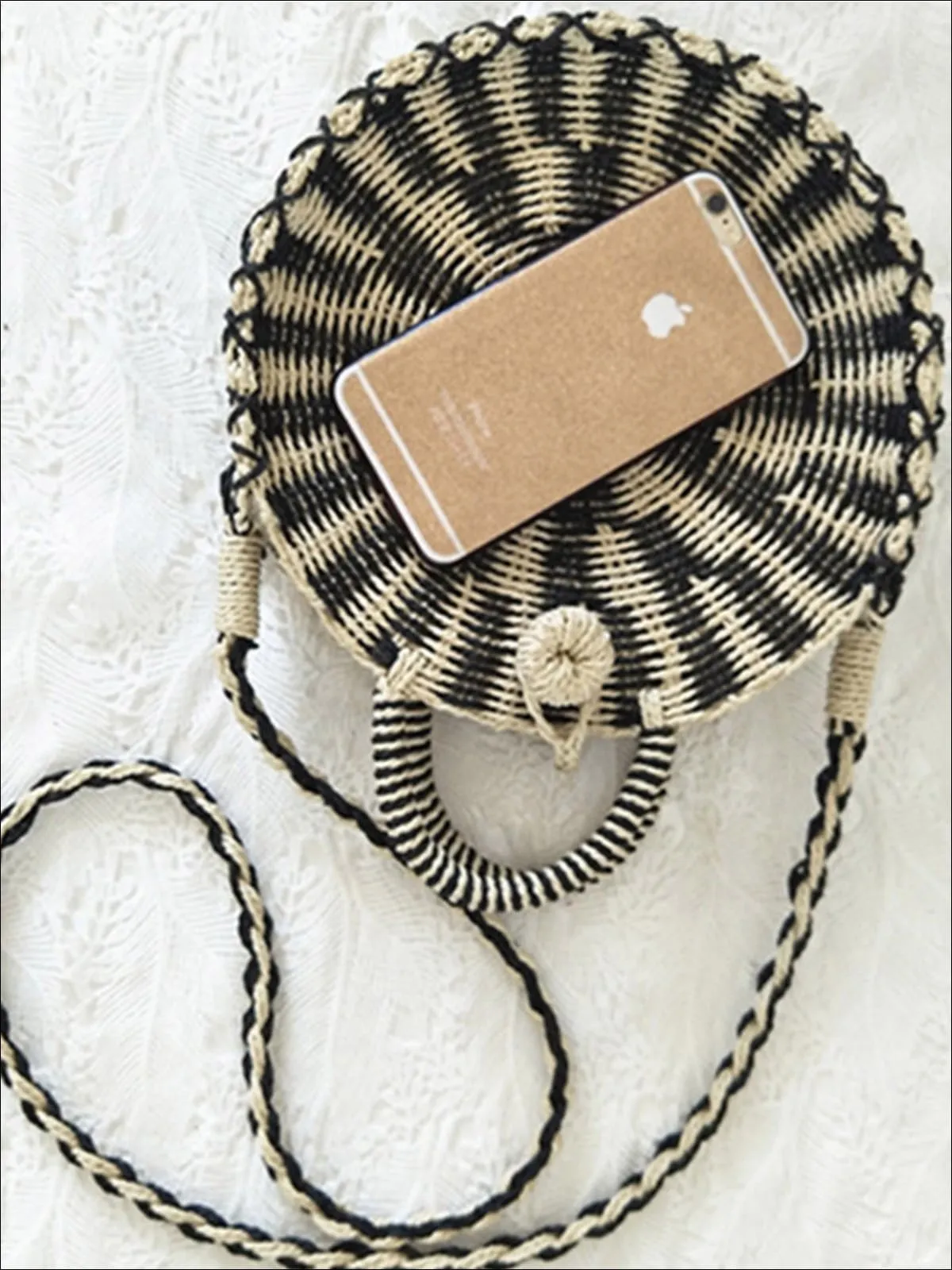 Girls Fashion Straw Knitted Retro Chic Summer Bag