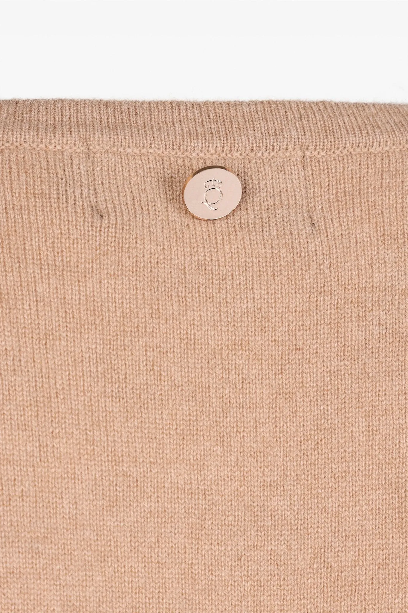 Hannah Ladies Cashmere Tank in Hazel Beige