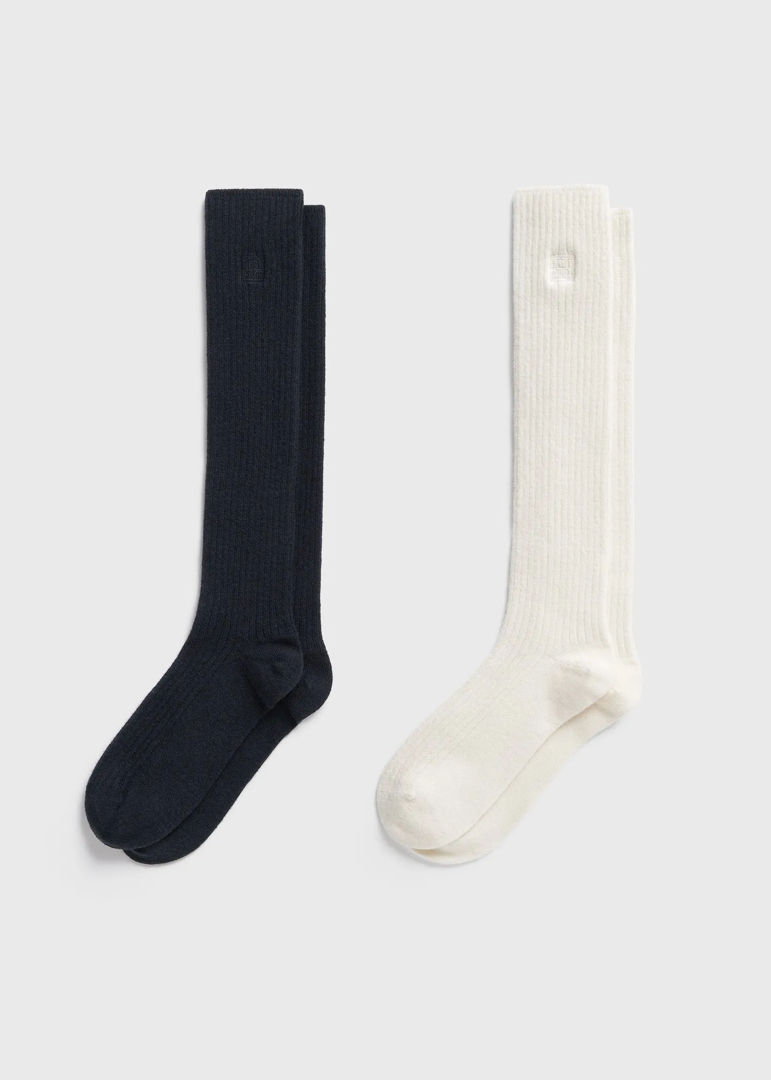 High winter socks navy/winter white