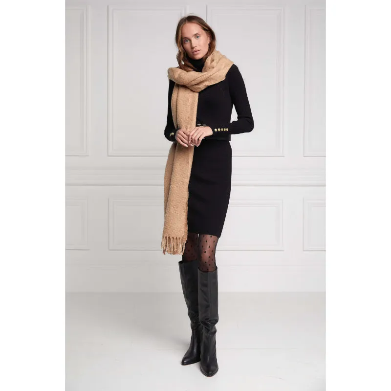 Holland Cooper Chelsea Ladies Scarf - Camel Marl