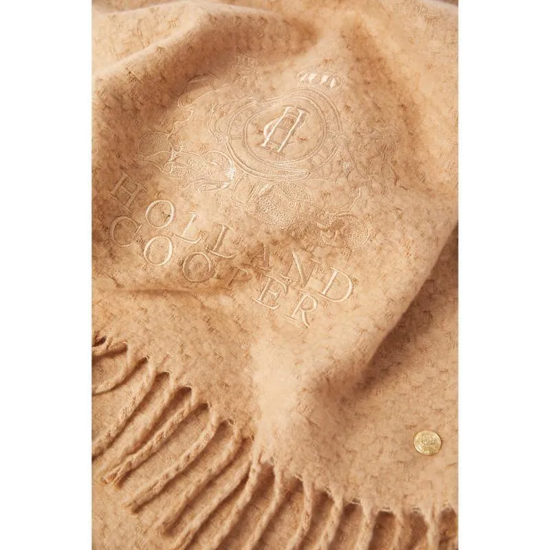 Holland Cooper Chelsea Ladies Scarf - Camel Marl