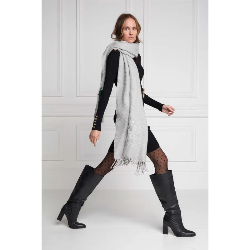Holland Cooper Chelsea Ladies Scarf - Grey Marl
