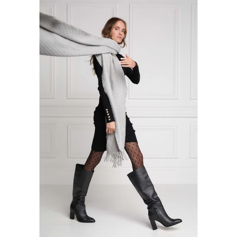 Holland Cooper Chelsea Ladies Scarf - Grey Marl
