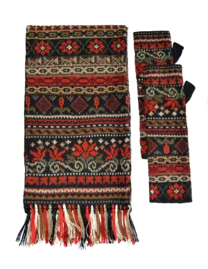 Julia Alpaca Scarf and Fingerless Glove Set