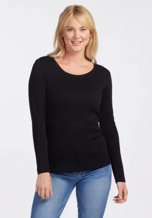 Kenzie Scoop Neck • Final Sale Deals! - Black