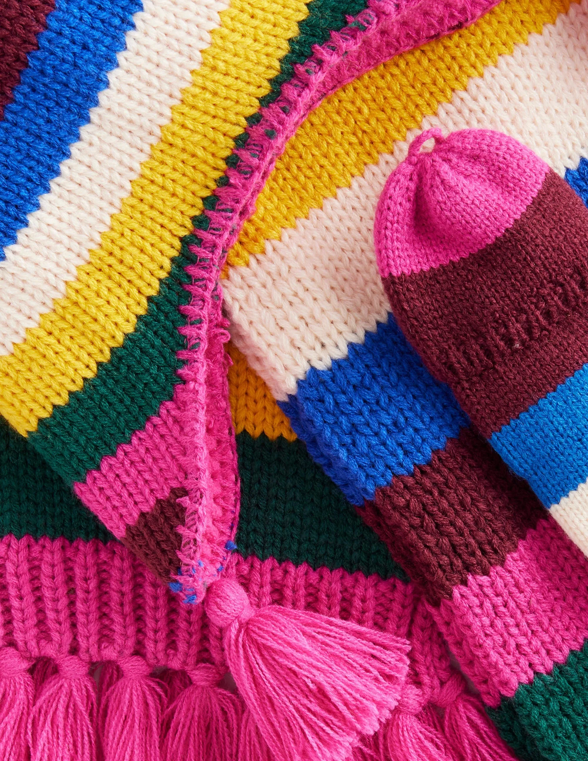 Knitted Set-Multi Stripe