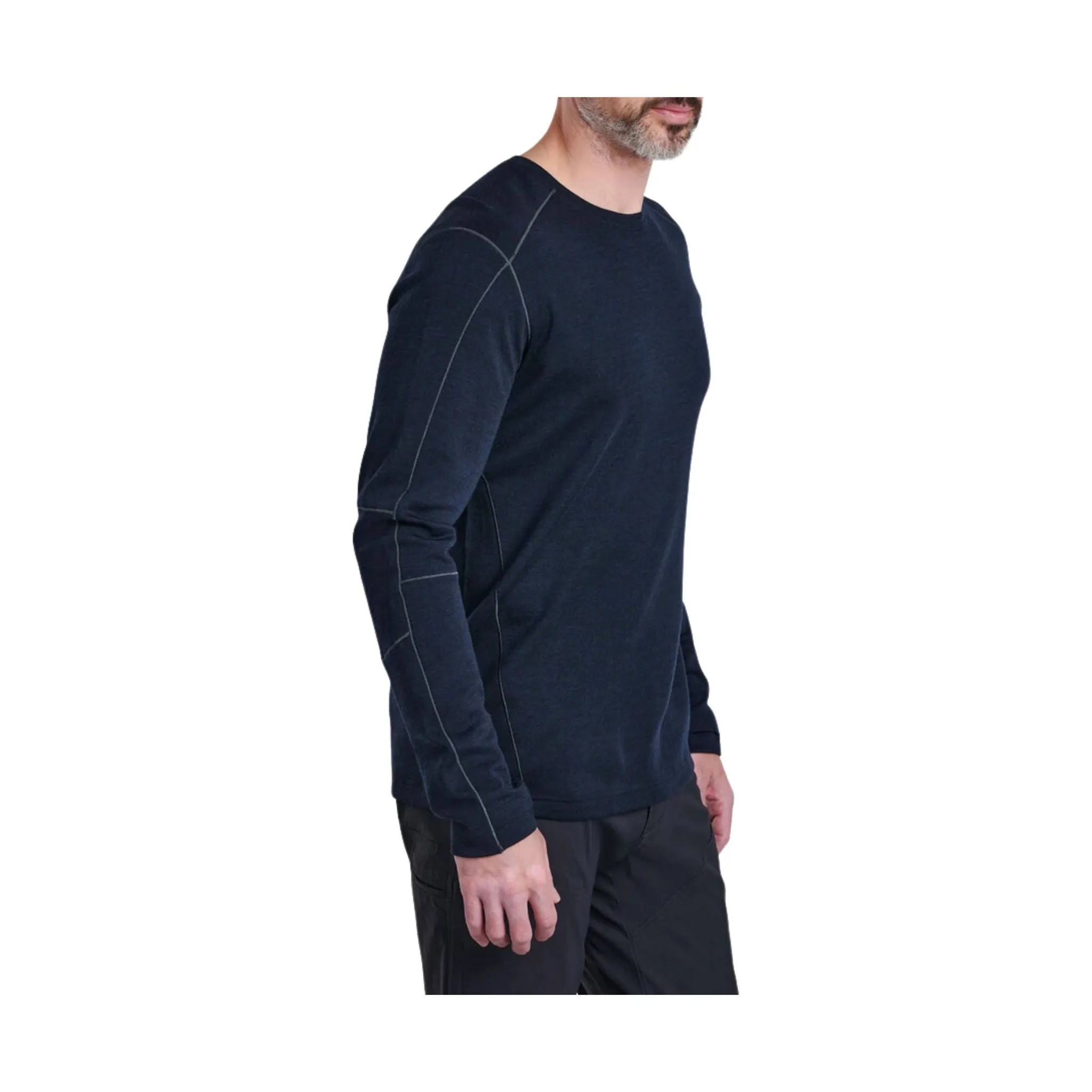 Kuhl Men's Invigoratr Merino Crew - Pirate Blue