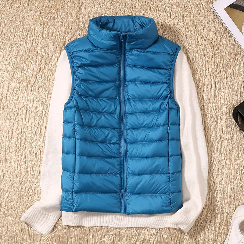 LUCILLE - MICROLIGHT DOWN WAISTCOAT FOR WOMEN