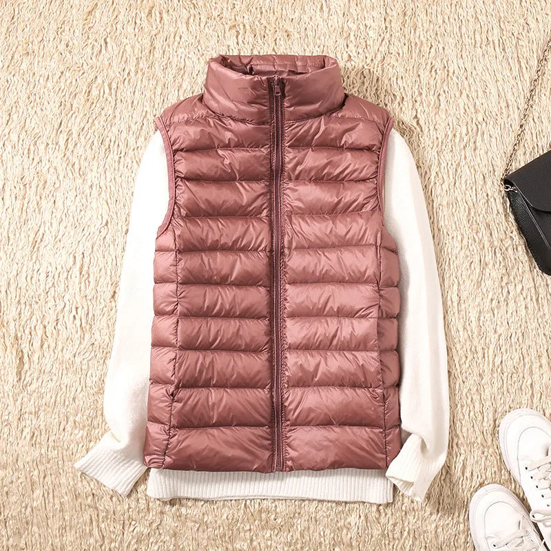 LUCILLE - MICROLIGHT DOWN WAISTCOAT FOR WOMEN