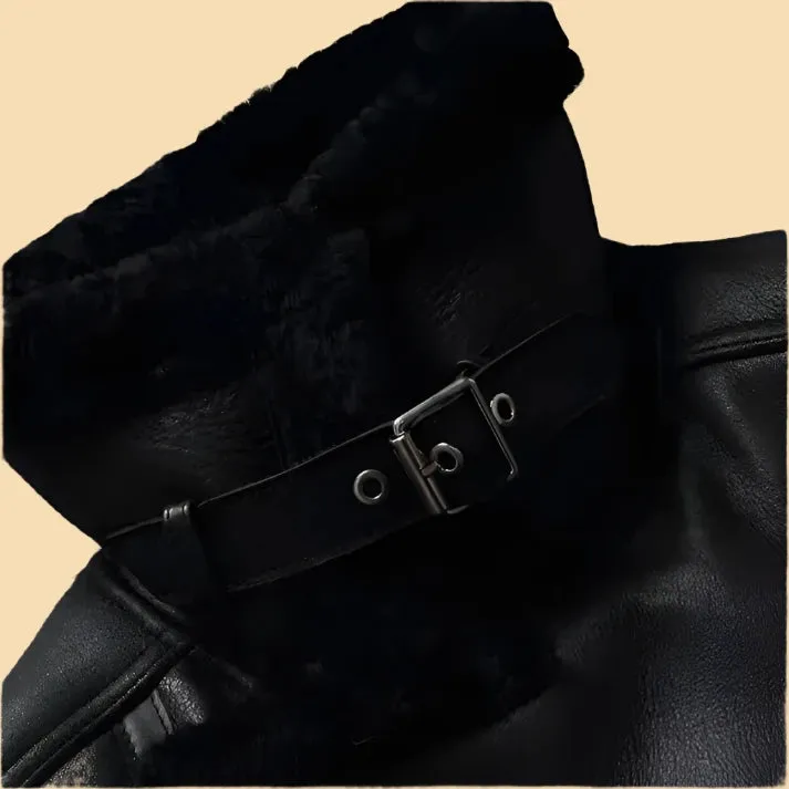 Luxury Cashmere Genuine Leather Jacket By TJS