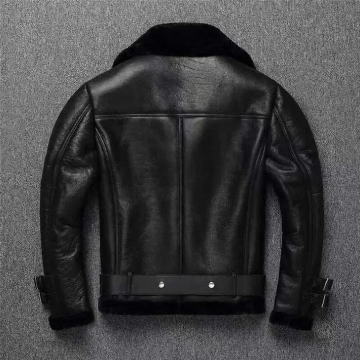 Luxury Cashmere Genuine Leather Jacket By TJS