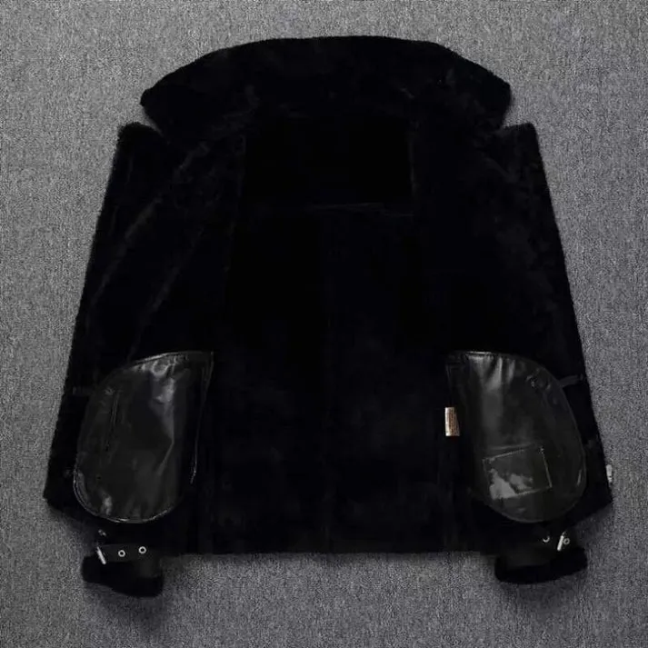 Luxury Cashmere Genuine Leather Jacket By TJS