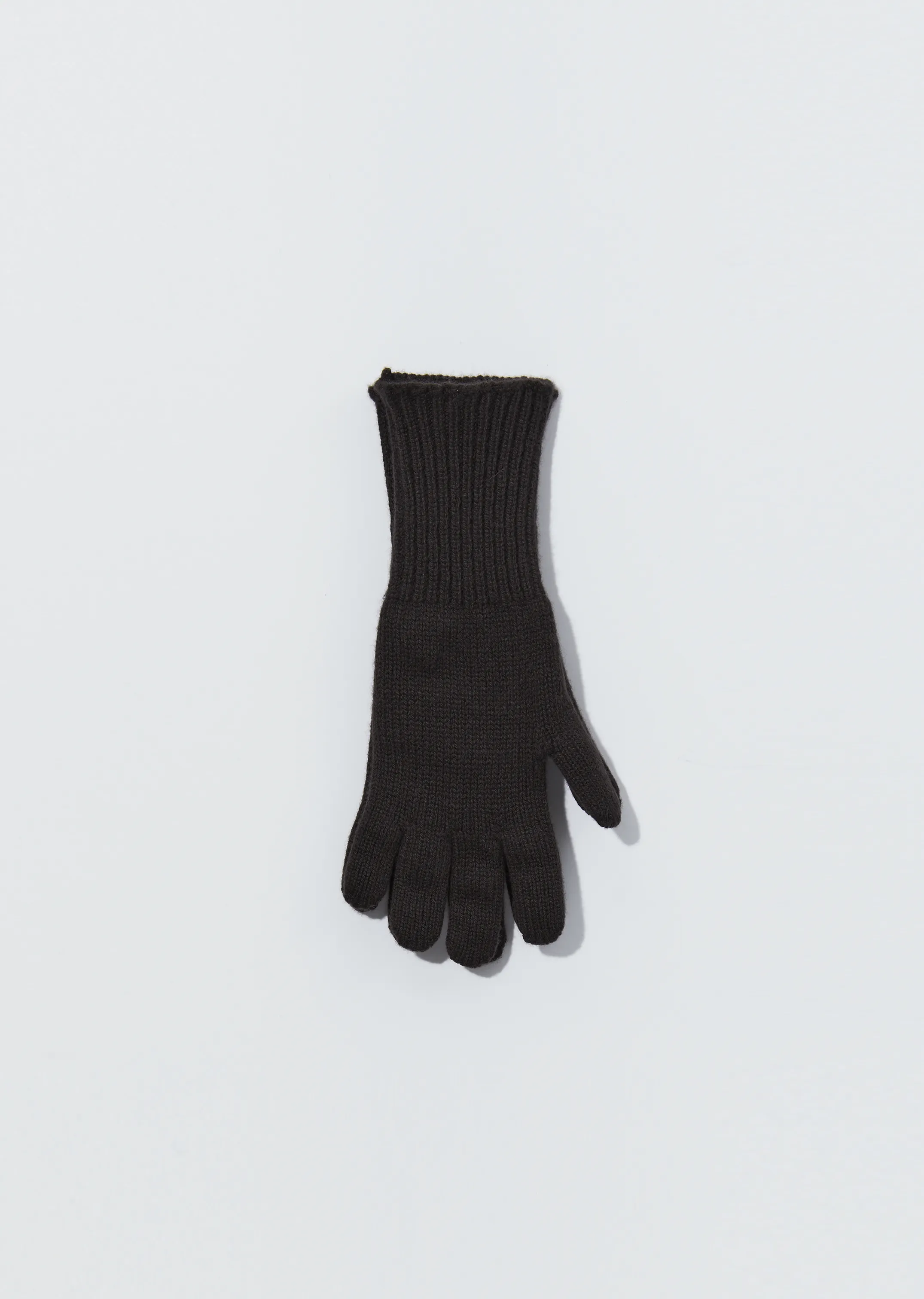 Merino Cashmere Gloves — Ebony