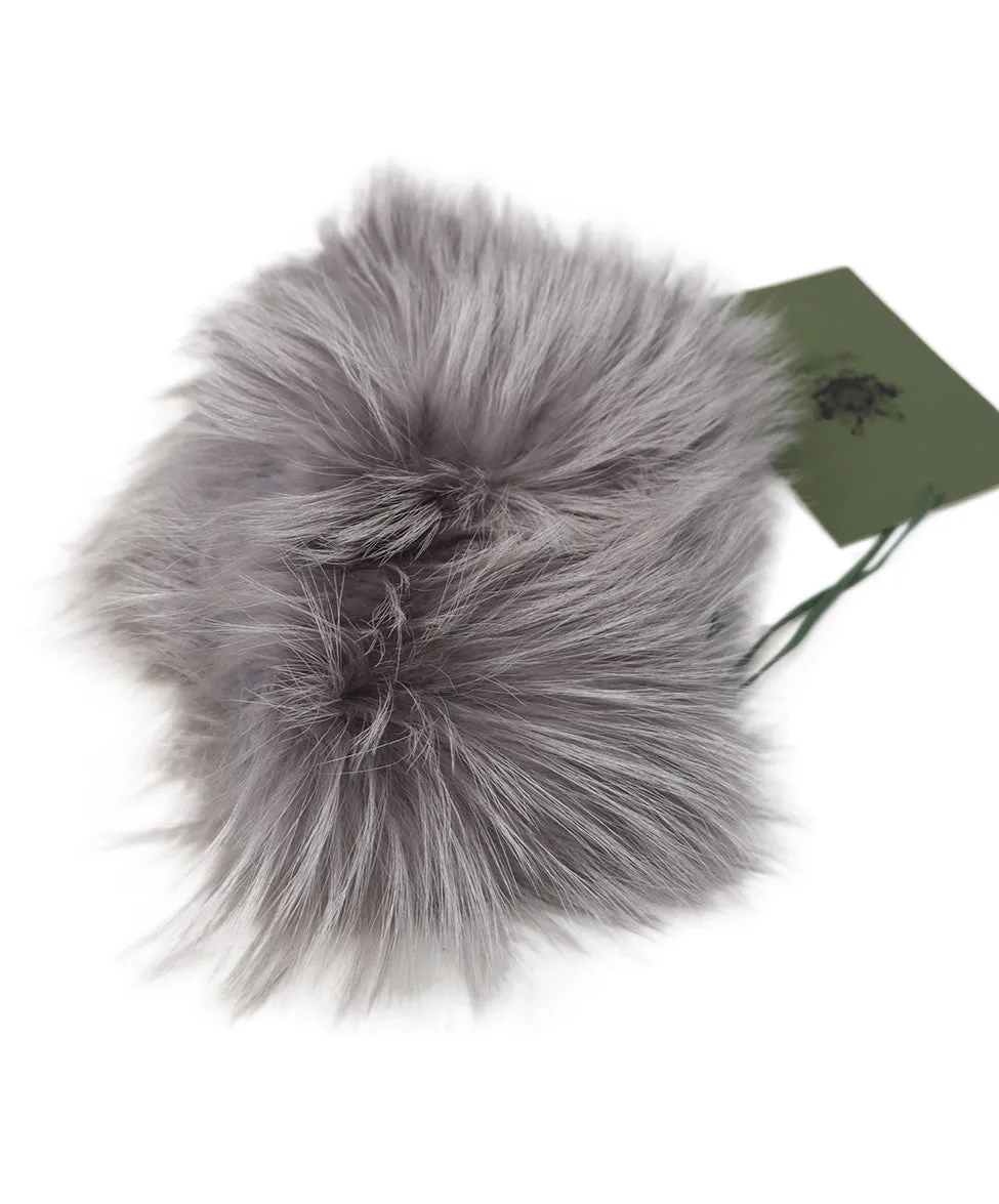 Mr.& Mrs. Italy Grey Fox Fur Collar